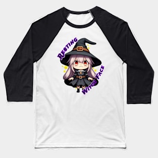 Resting Witch Face Baseball T-Shirt